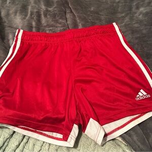 Adidas Women's Red Athletic Shorts